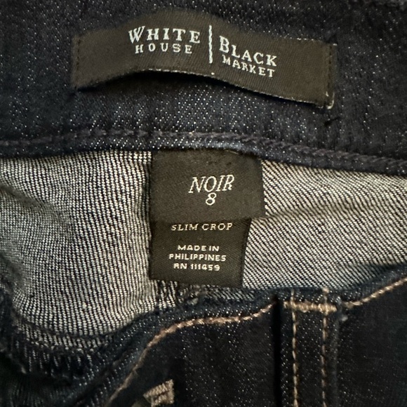 White House Black Market Indigo Straight Leg Jeans - Picture 2 of 4